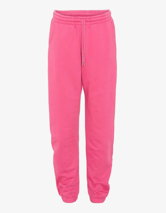 Women Organic Sweatpants Bubblegum Pink Colorful Standard Sweatpants