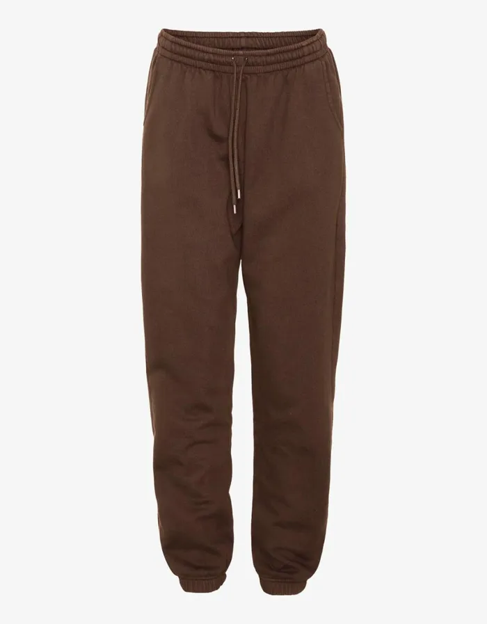 Women Organic Sweatpants Coffee Brown Colorful Standard Sweatpants