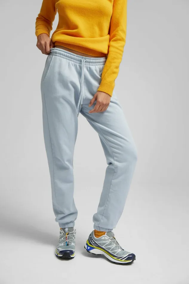 Women Organic Sweatpants Coffee Brown Colorful Standard Sweatpants