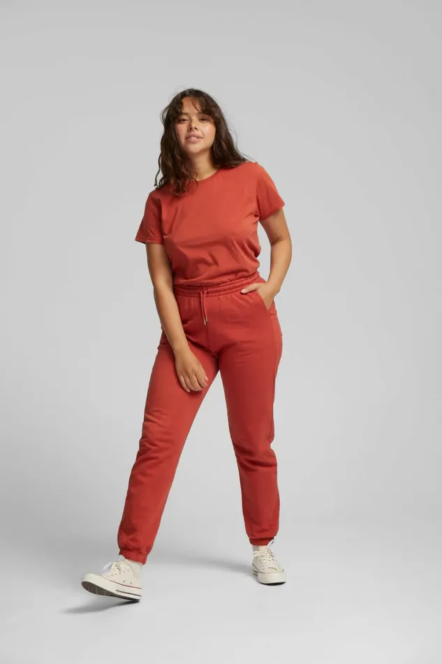 Women Organic Sweatpants Seaside Blue Colorful Standard Sweatpants