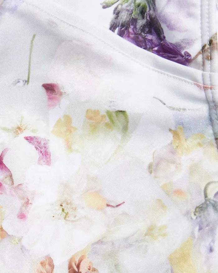 Women OVELINA 8211 Floral High Waisted Bikini Bottoms White Ted Baker Swimwear and Beachwear Women OVELINA 8211 Floral High Waisted Bikini Bottoms White Ted Baker Swimwear and Beachwear