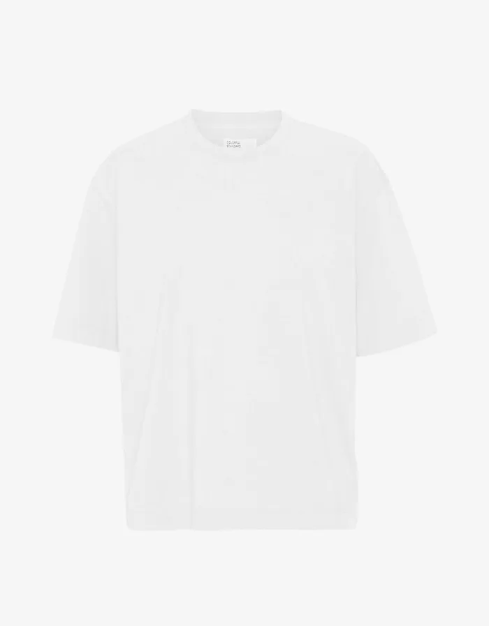 Women Oversized Organic TShirt Optical White Colorful Standard TShirts