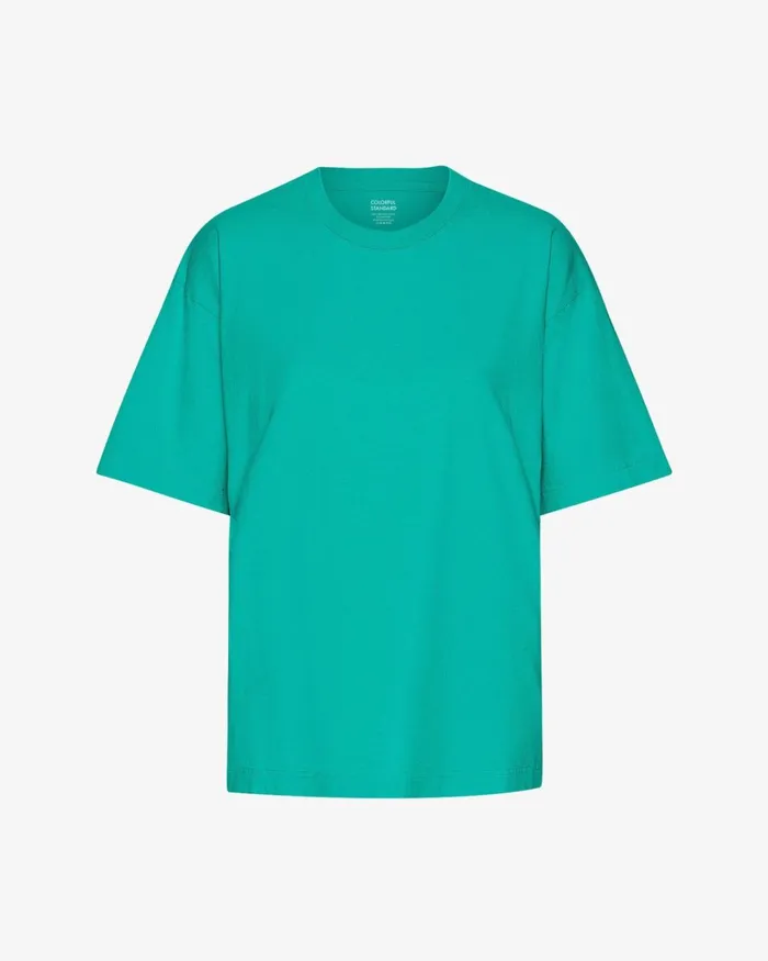 Women Oversized Organic TShirt Tropical Sea Colorful Standard TShirts