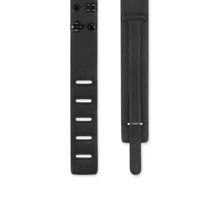 Women Paloma Belt 8211 Grained Calf Leather And Spikes Loubinthesky 8211 Black Christian Louboutin Belts