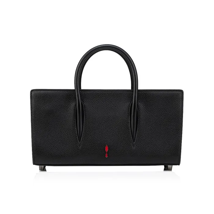 Women Paloma Top Handle Bag 8211 Grained Calf Leather And Spikes Loubinthesky 8211 Black Christian Louboutin Mini Bags