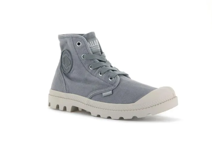 Women PAMPA HI Gray Flannel PALLADIUM Boots Women PAMPA HI Gray Flannel PALLADIUM Boots
