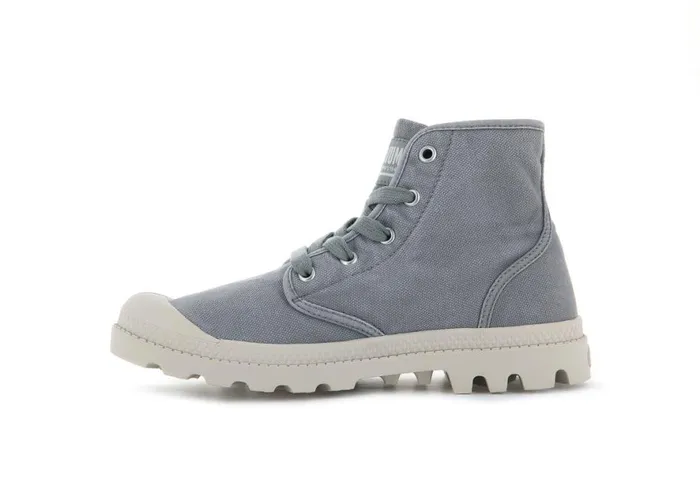 Women PAMPA HI Gray Flannel PALLADIUM Boots Women PAMPA HI Gray Flannel PALLADIUM Boots