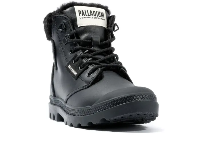 Women PAMPA HI SNOW WARM Black PALLADIUM Boots Women PAMPA HI SNOW WARM Black PALLADIUM Boots