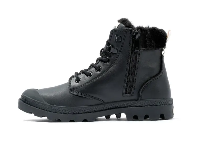 Women PAMPA HI SNOW WARM Black PALLADIUM Boots Women PAMPA HI SNOW WARM Black PALLADIUM Boots