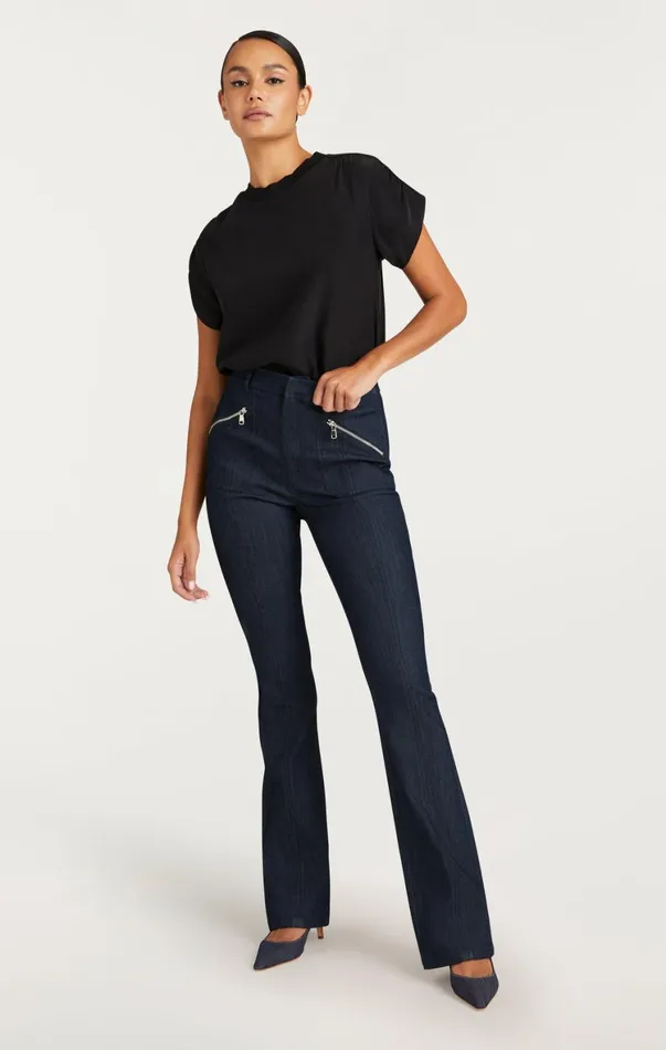 Women Pants Cinq Sept Celeste Pant Indigo