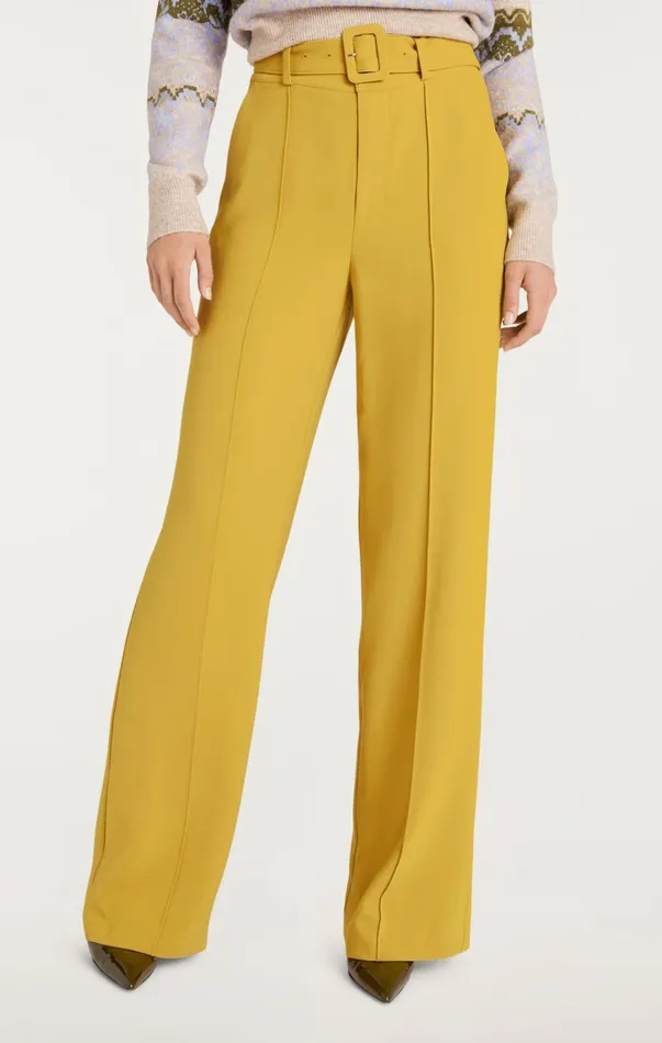 Women Pants Cinq Sept Ester Pant Golden Palm