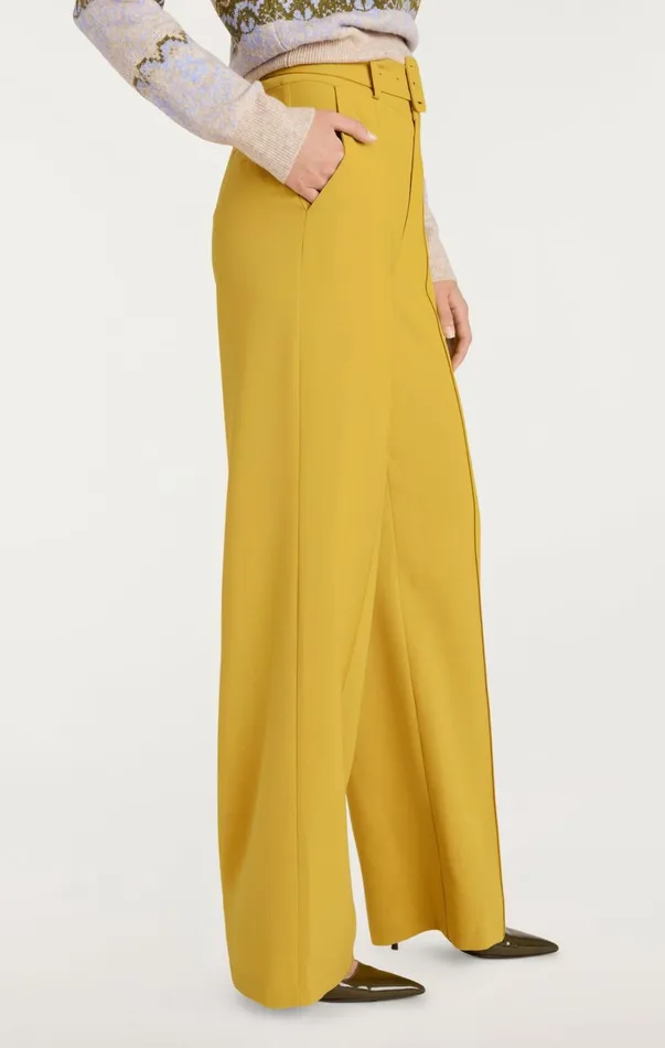 Women Pants Cinq Sept Ester Pant Golden Palm