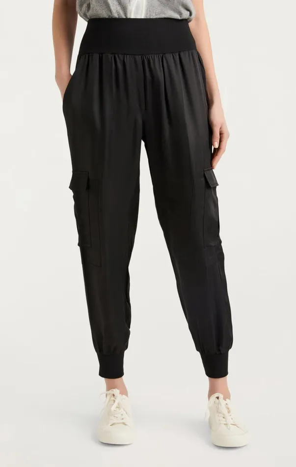 Women Pants Cinq Sept Giles Pant Cupro Black