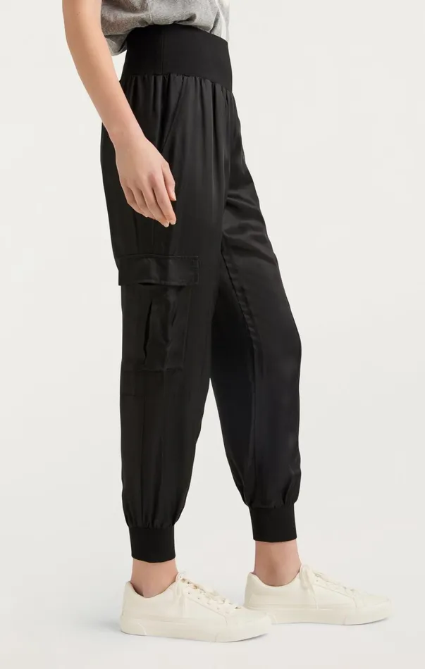 Women Pants Cinq Sept Giles Pant Cupro Black