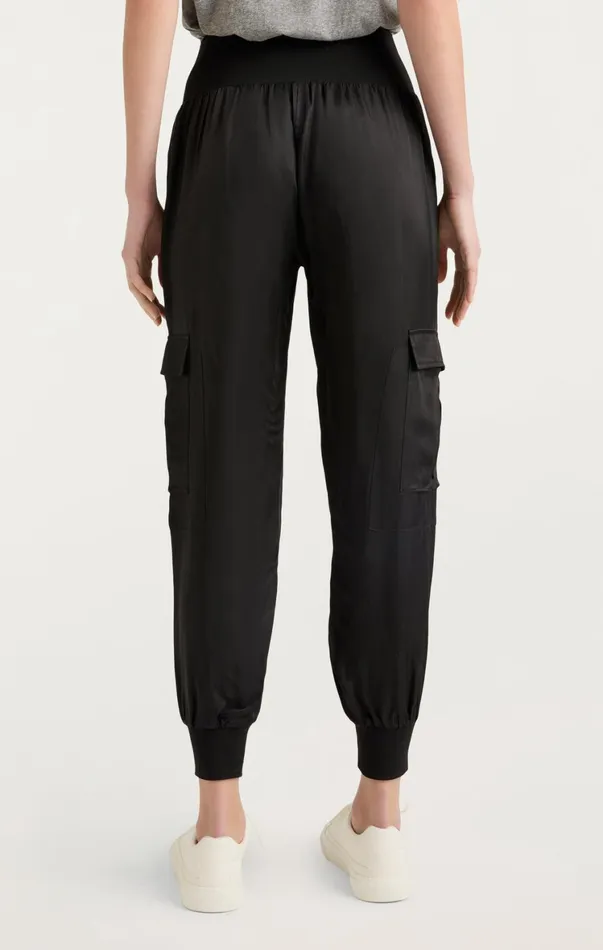 Women Pants Cinq Sept Giles Pant Cupro Black