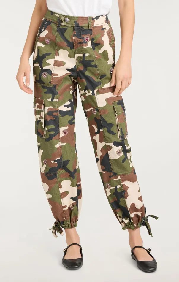 Women Pants Cinq Sept Love Camo Zola Pant Classic Multi