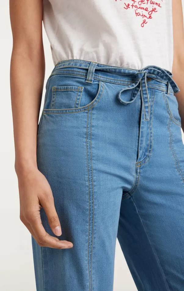 Women Pants Cinq Sept Tansy Pant Light Wash