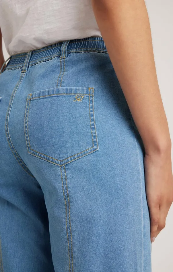 Women Pants Cinq Sept Tansy Pant Light Wash