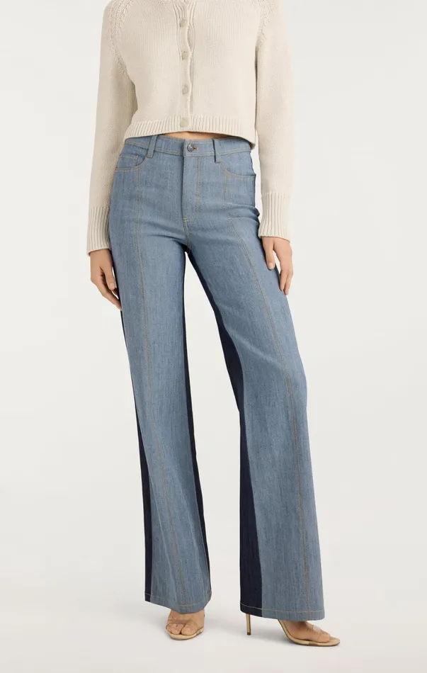 Women Pants Cinq Sept Verona Pant Light Indigoindigo