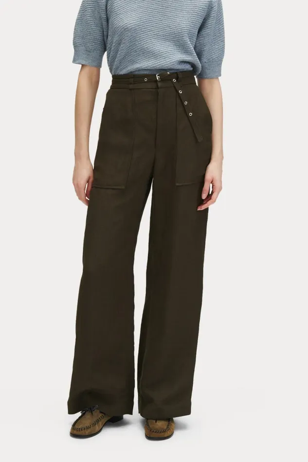 Women Pants Rachel Comey Encino Pant Olive Women Pants Rachel Comey Encino Pant Olive