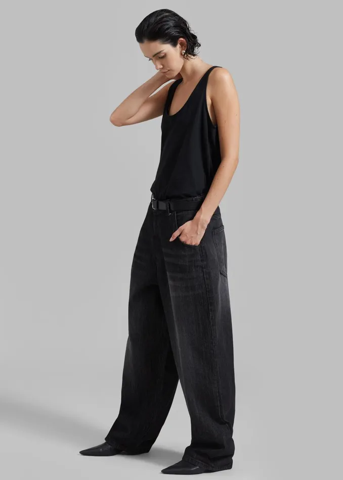 Women Penelope Tank Top 8211 Black The Frankie Shop Tops