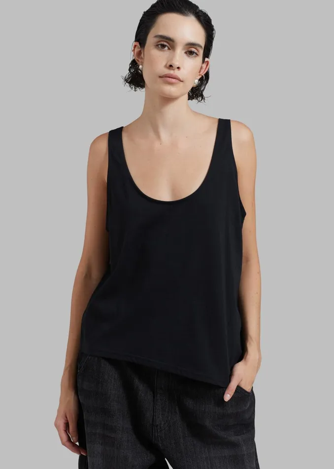 Women Penelope Tank Top 8211 Black The Frankie Shop Tops