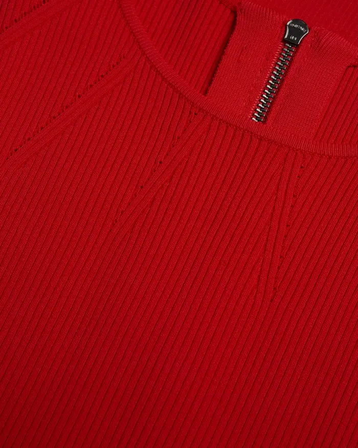 Women RAELEA 8211 Fluted Sleeve Knitted Bodycon Midi Dress Red Ted Baker Dresses Women RAELEA 8211 Fluted Sleeve Knitted Bodycon Midi Dress Red Ted Baker Dresses