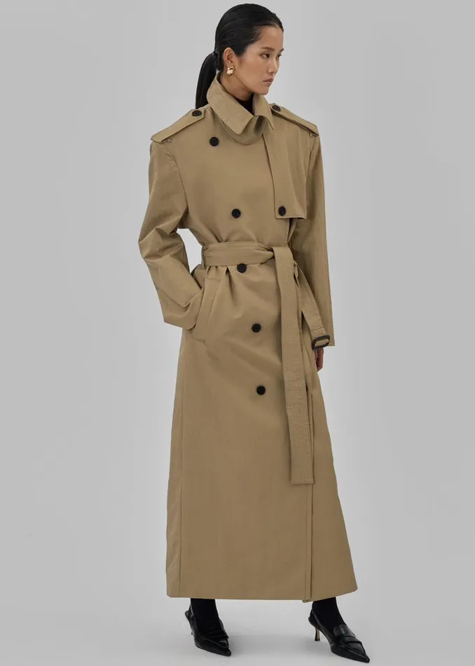 Women Rolen Trench Coat 8211 Beige The Frankie Shop Outerwear