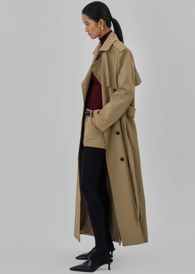 Women Rolen Trench Coat 8211 Beige The Frankie Shop Outerwear