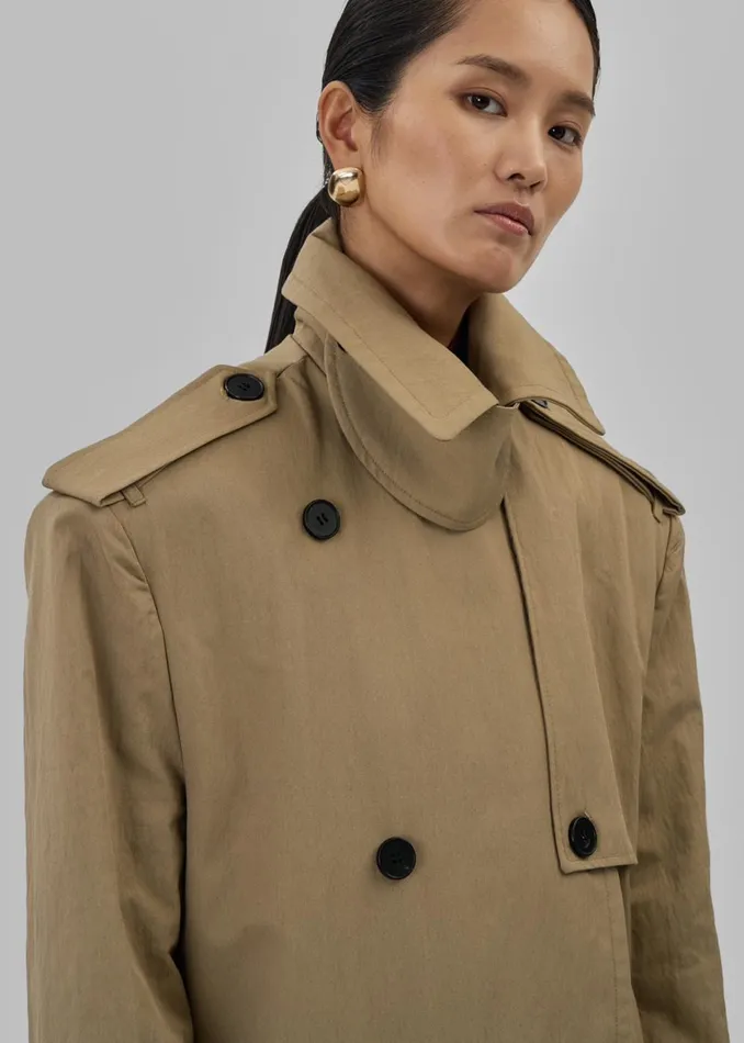 Women Rolen Trench Coat 8211 Beige The Frankie Shop Outerwear
