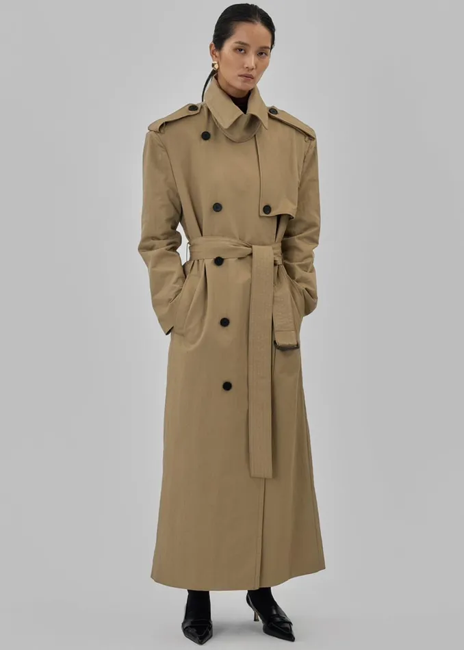 Women Rolen Trench Coat 8211 Beige The Frankie Shop Outerwear