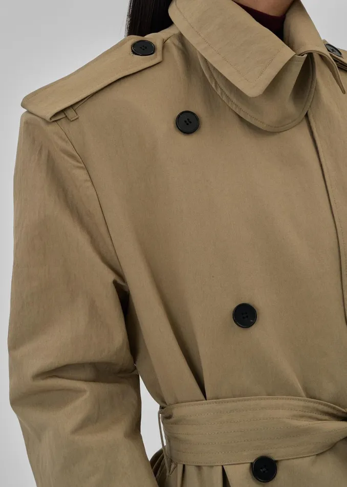 Women Rolen Trench Coat 8211 Beige The Frankie Shop Outerwear
