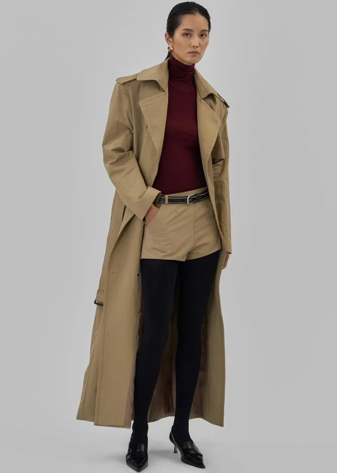 Women Rolen Trench Coat 8211 Beige The Frankie Shop Outerwear