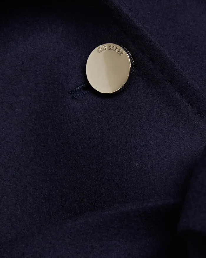 Women ROSESS 8211 Wool Wrap Short Coat Navy Ted Baker Coats and Jackets Women ROSESS 8211 Wool Wrap Short Coat Navy Ted Baker Coats and Jackets