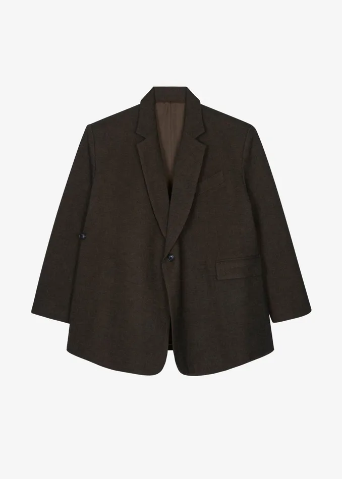 Women Sarnia Oversized Blazer 8211 Brown The Frankie Shop Outerwear