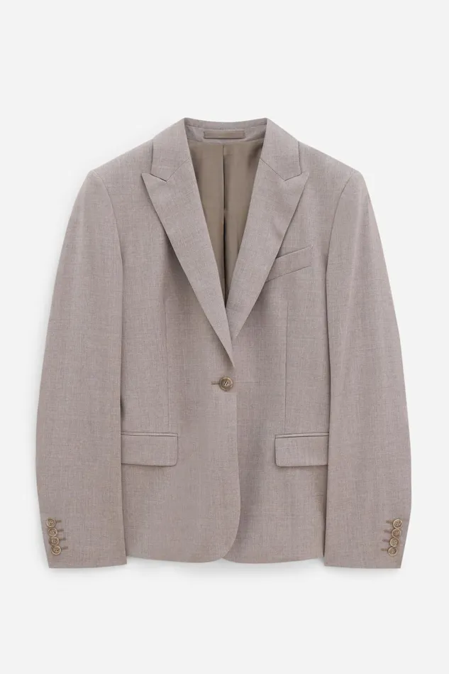 Women Sasha Cool Wool Blazer Faded Khaki Filippa K Blazers