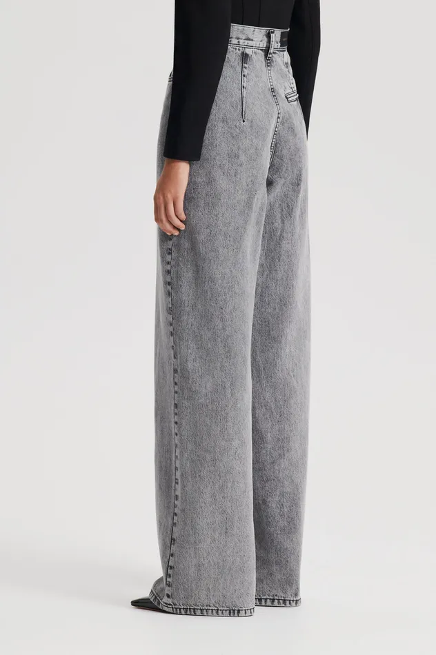 Women Scanlan Theodore DENIM DRAPE LEG JEAN CHARCOALG Trousers Women Scanlan Theodore DENIM DRAPE LEG JEAN CHARCOALG Trousers