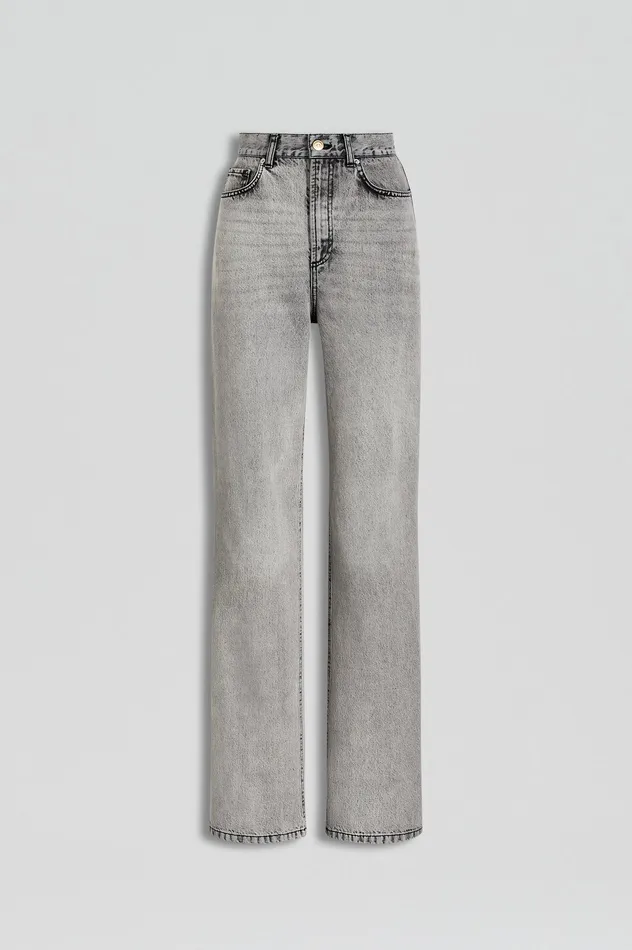 Women Scanlan Theodore DENIM DRAPE LEG JEAN CHARCOALG Trousers Women Scanlan Theodore DENIM DRAPE LEG JEAN CHARCOALG Trousers