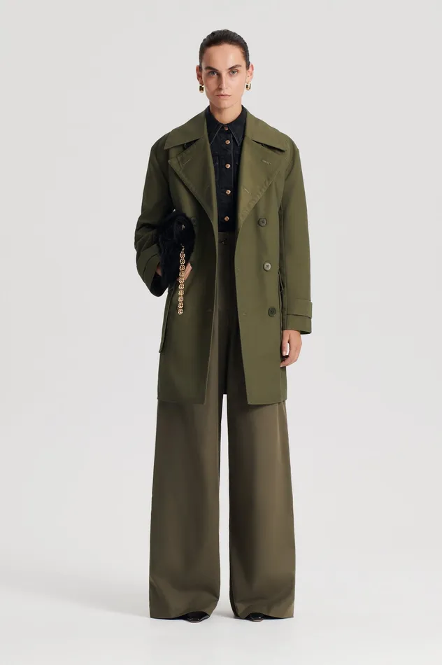 Women Scanlan Theodore TRENCH COAT JUNGLE Jackets