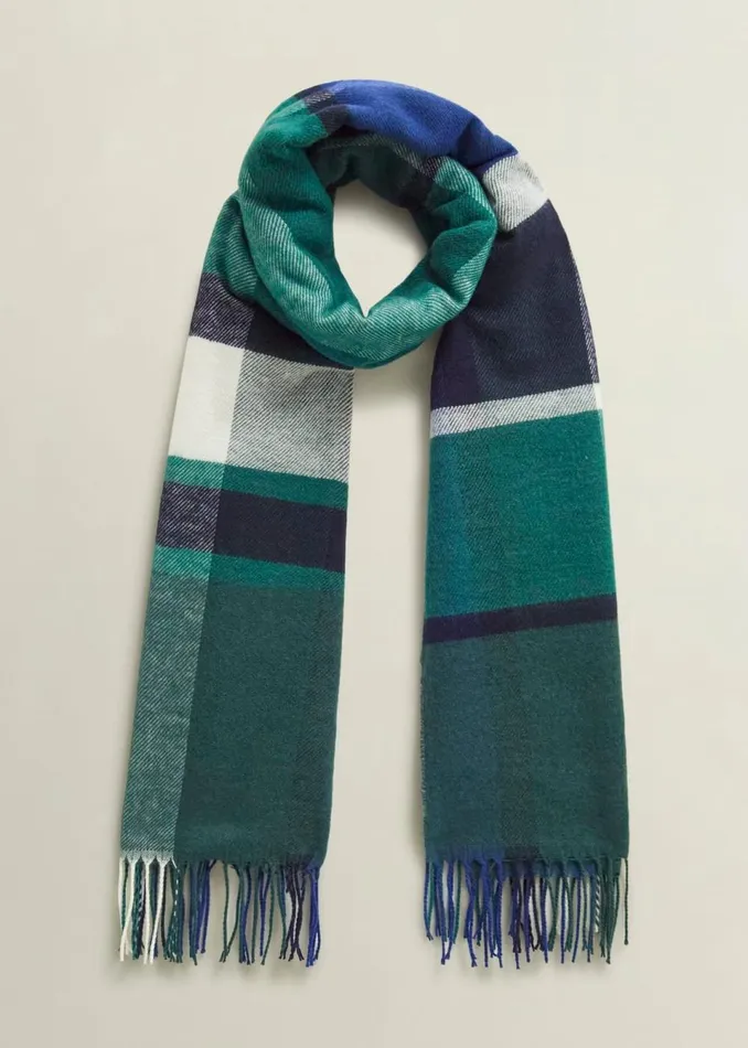 Women Scarves Hobbs Tiana Scarf Green Multi