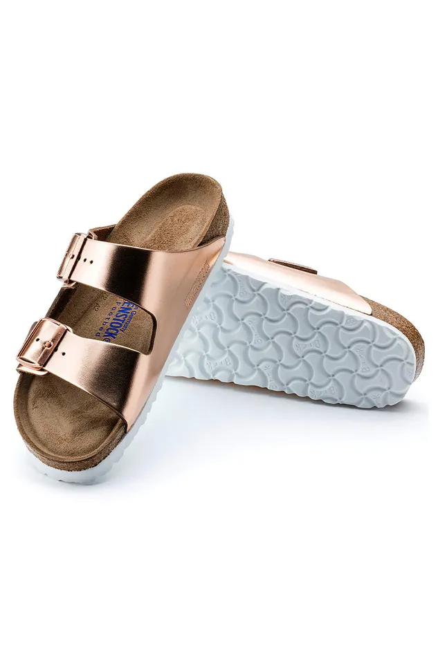Women Shoes LoveShackFancy Birkenstock Arizona Metalic TwoStrap Sandal Rose Gold Women Shoes LoveShackFancy Birkenstock Arizona Metalic TwoStrap Sandal Rose Gold