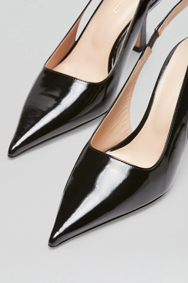 Women Shoes Scanlan Theodore POLISHED SLINGBACK 75 BLACK