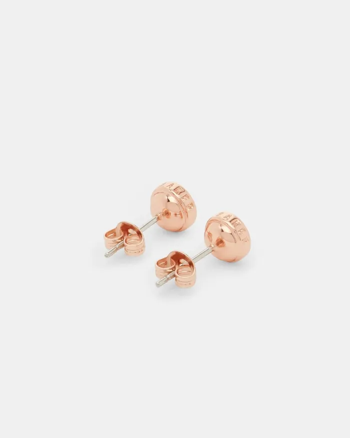 Women SINAA 8211 Round Stud Earrings Clear Ted Baker Jewellery