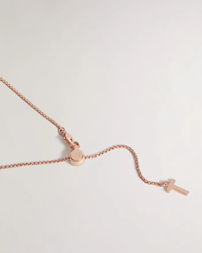 Women SININAA 8211 Crystal Pendant Necklace Rose Gold Colour Ted Baker Jewellery Women SININAA 8211 Crystal Pendant Necklace Rose Gold Colour Ted Baker Jewellery