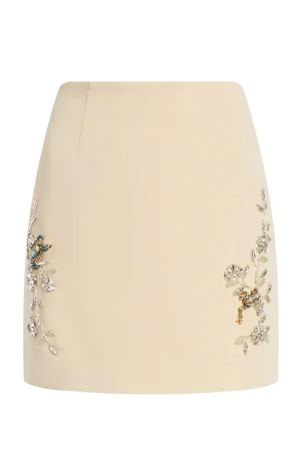 Women Skirts Cinq Sept Diamond Vines Doris Skirt Khakisilver