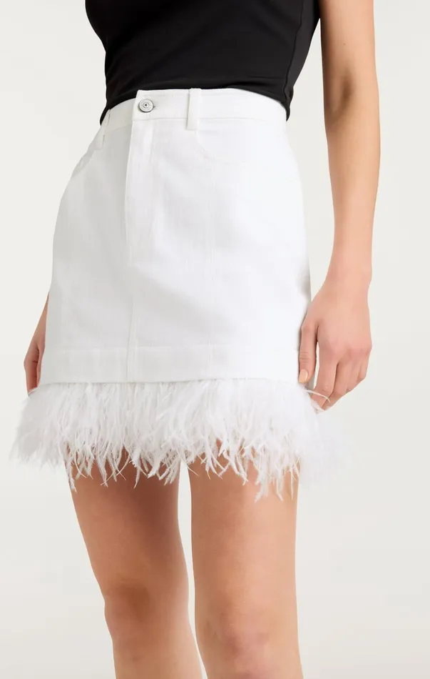 Women Skirts Cinq Sept Luca Skirt White