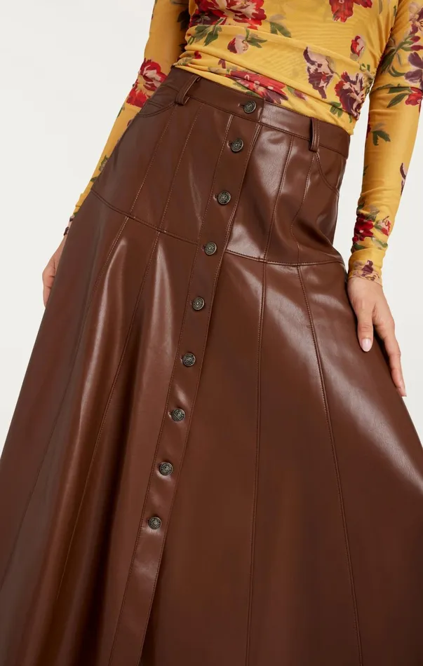 Women Skirts Cinq Sept Veena Skirt Espresso