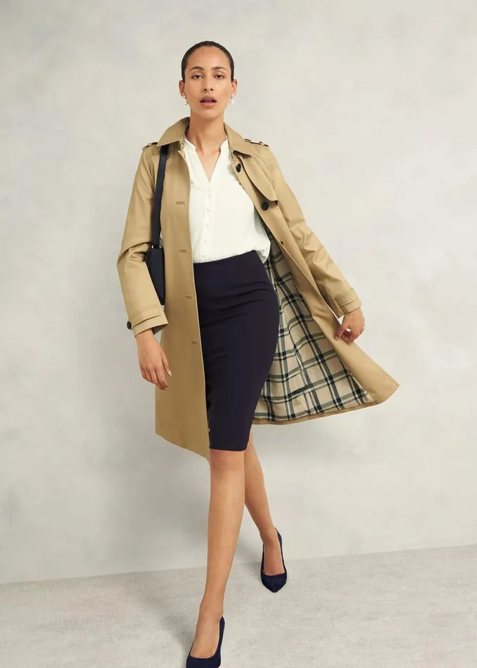 Women Skirts Hobbs Mel Skirt Navy