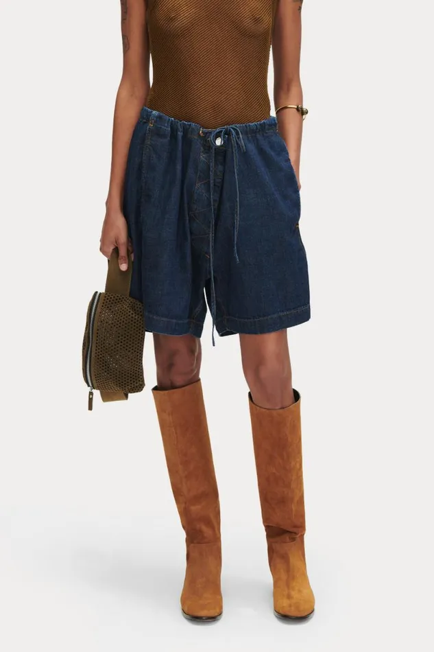 Women Skirts Shorts Rachel Comey Mona Short Dark Indigo