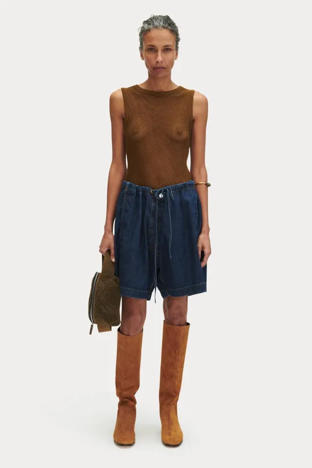 Women Skirts Shorts Rachel Comey Mona Short Dark Indigo
